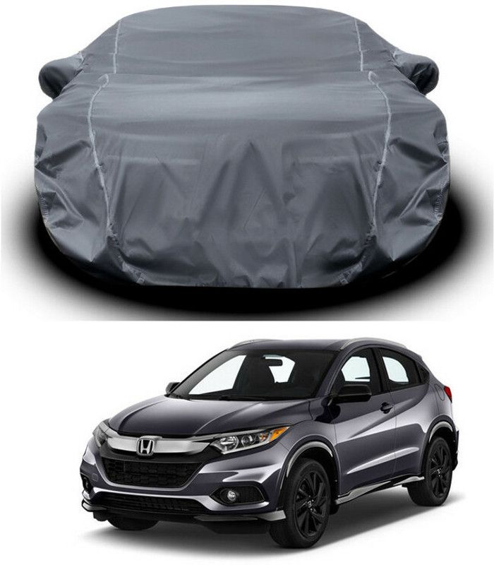 AutoTiger Car Cover For Honda HR-V (With Mirror Pockets)  (Grey)