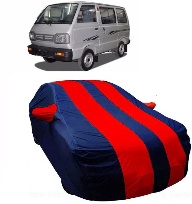 NEXTON Car Cover For Maruti Suzuki Omni (With Mirror Pockets)  (Blue, Red)
