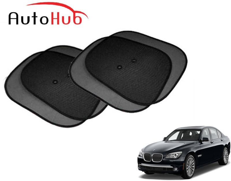 Auto Hub Side Window Sun Shade For BMW 7 Series  (Black)