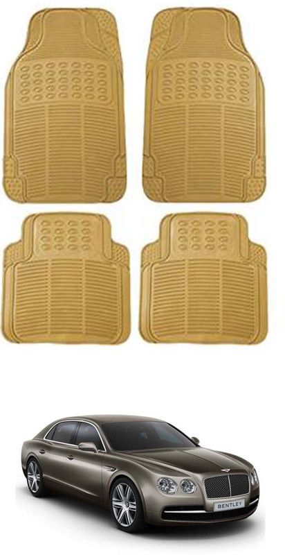 RONISH Rubber Standard Mat For Universal For Car  (Beige)