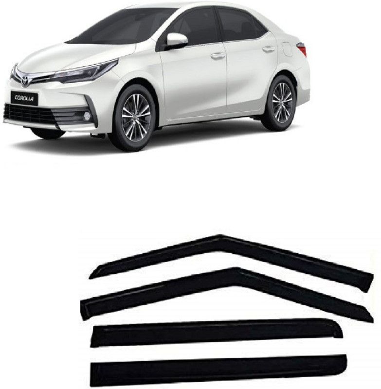 EMPICA For Non-convertibles Front, Rear Wind Deflector  (Tinted Toyota Corolla Altis)