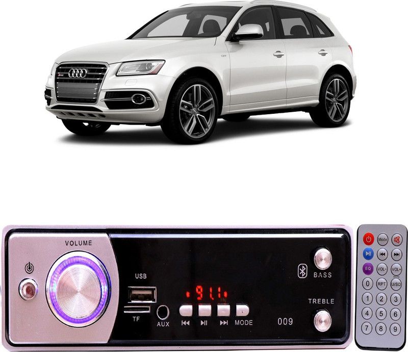 Genipap Silver009 BLUETOOTH/USB/SD/AUX/FM/MP3 Car Stereo ( Single Din) -33 Car Stereo  (Single Din)