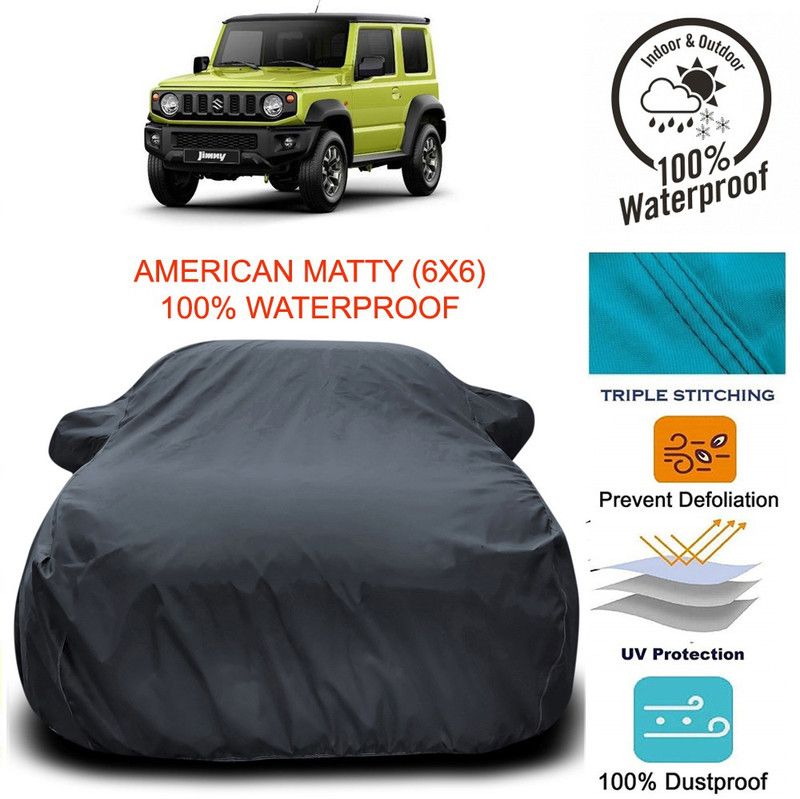 Dvis Car Cover For Maruti Suzuki Jimny (With Mirror Pockets)  (Grey)
