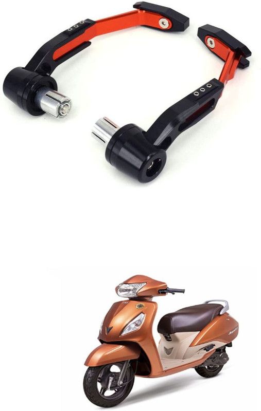 PRTEK Universal 7/8" 22mm Bike Brake Lever & Clutch Protector Guard a482 Bike Crash Guard  (TVS)