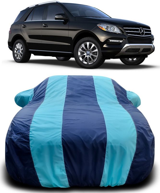 Dvis Car Cover For Mercedes Benz ML-250 (With Mirror Pockets)  (Blue, Blue)