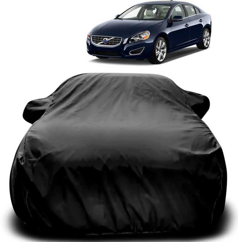 Purpleheart Car Cover For Volvo New S60 (With Mirror Pockets)  (Black)