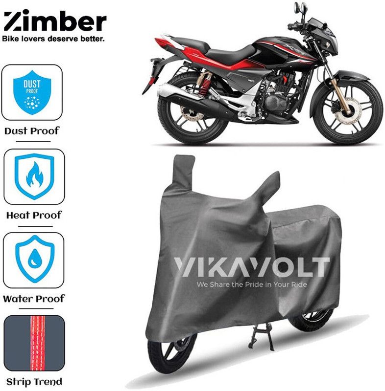 ZIMBER Two Wheeler Cover for Hero  (Xtreme Sports, Grey)