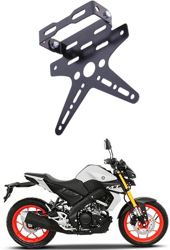 divis Bike License Number Plate Frame Holder Tail Tidy (Black) Bike Number Plate A-413 Bike Number Plate  (Aluminium 7 cm x 15 cm)