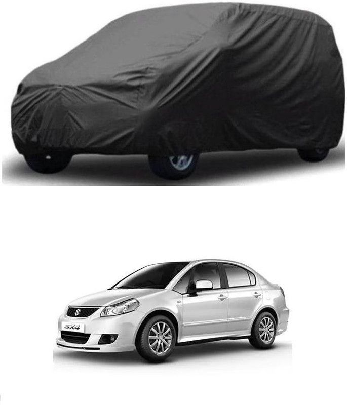 arneja trading company Car Cover For Maruti Suzuki SX4 (Without Mirror Pockets)  (Grey)