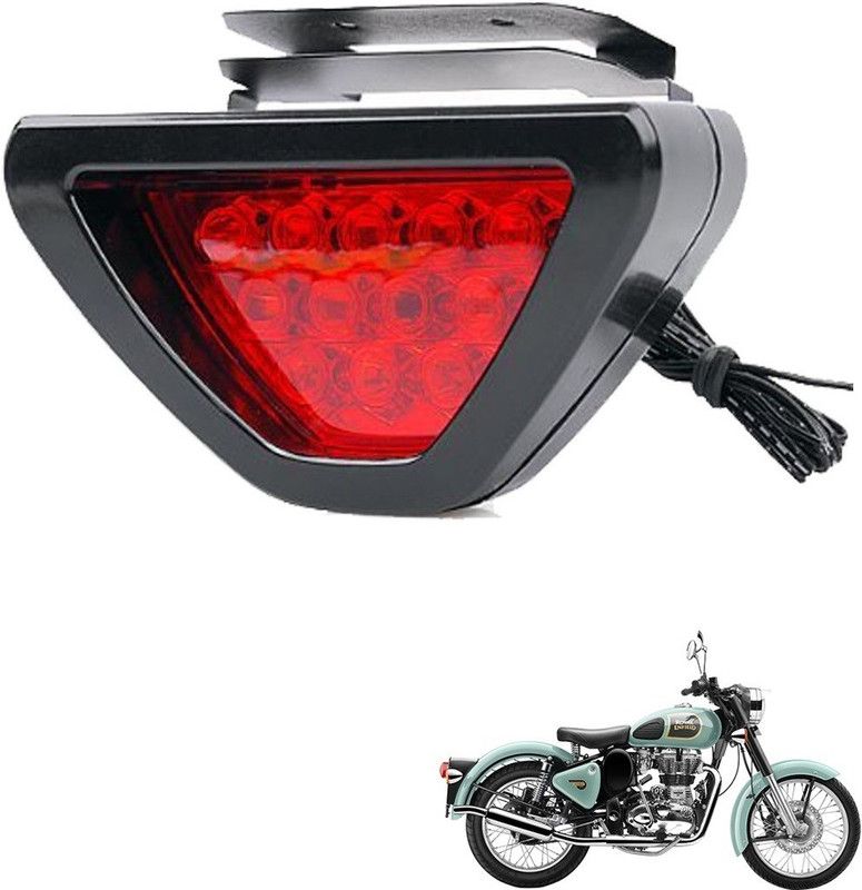 KOZDIKO Triangular RB94 Brake Light Motorbike LED for Royal Enfield (12 V, 55 W)  (Classic 350, Pack of 1)