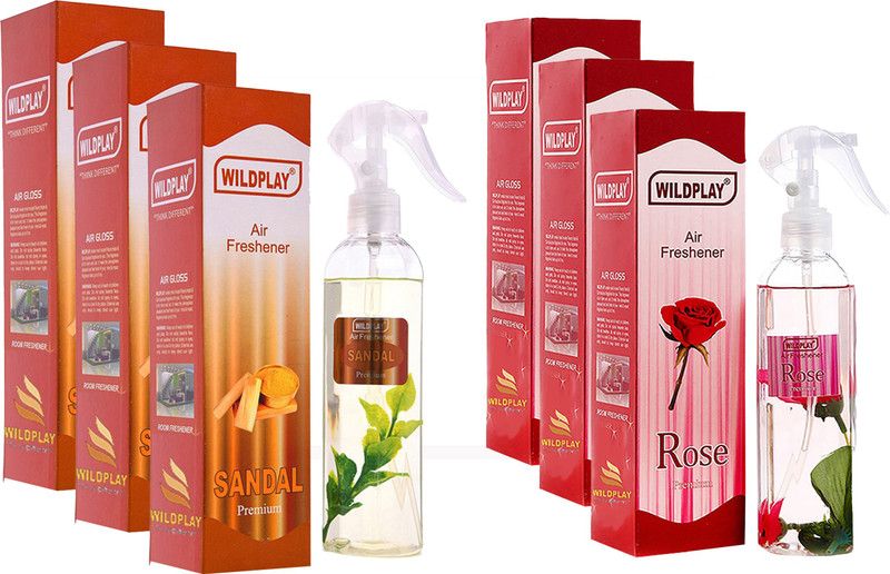 Wildplay Sandal, Rose Spray  (6 x 250 ml)