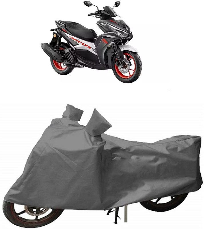 SHIVRAT Two Wheeler Cover for Yamaha  (Aerox 155 Maxi, Grey)