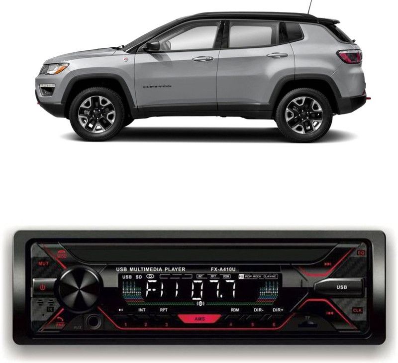 JBRIDERZ Car Stereo FX- A410U Car Stereo with Bluetooth, USB, SDCard , Aux B-221 Car Stereo  (Single Din)