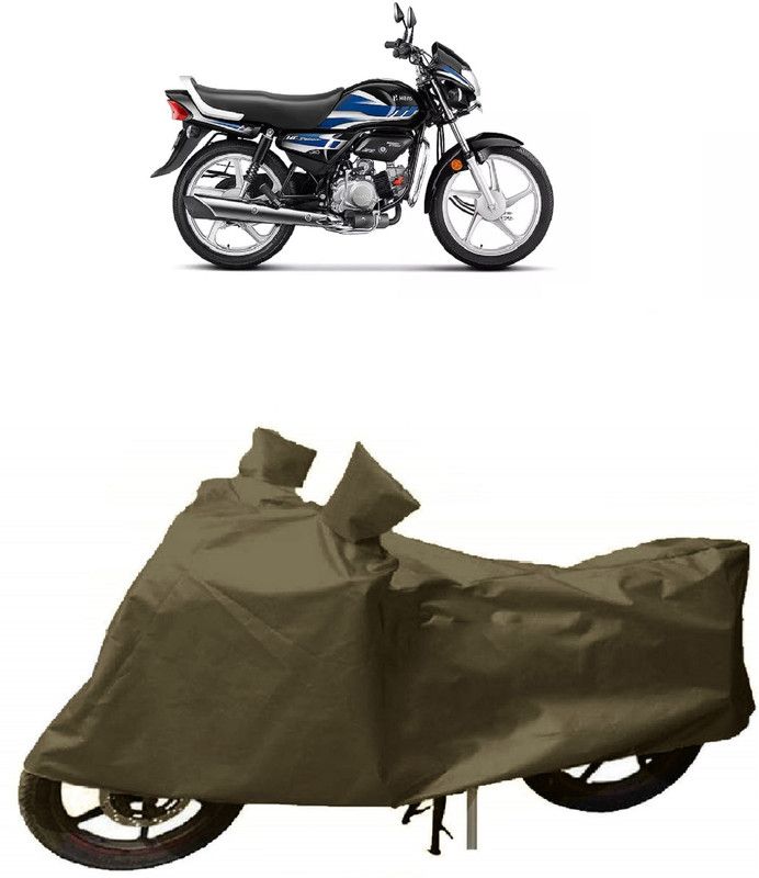 SHIVRAT Two Wheeler Cover for Hero  (HF, Green)