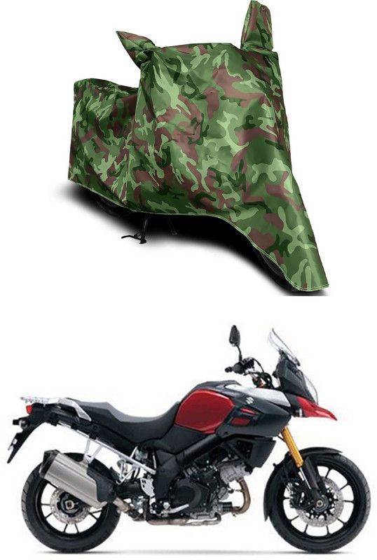 Furious3D Two Wheeler Cover for Suzuki  (V Strom 1000, Multicolor)