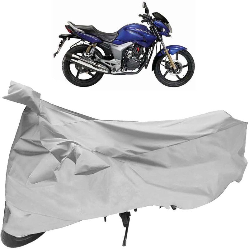 Purpleheart Two Wheeler Cover for Hero  (CBZ TYPE 1, Silver)
