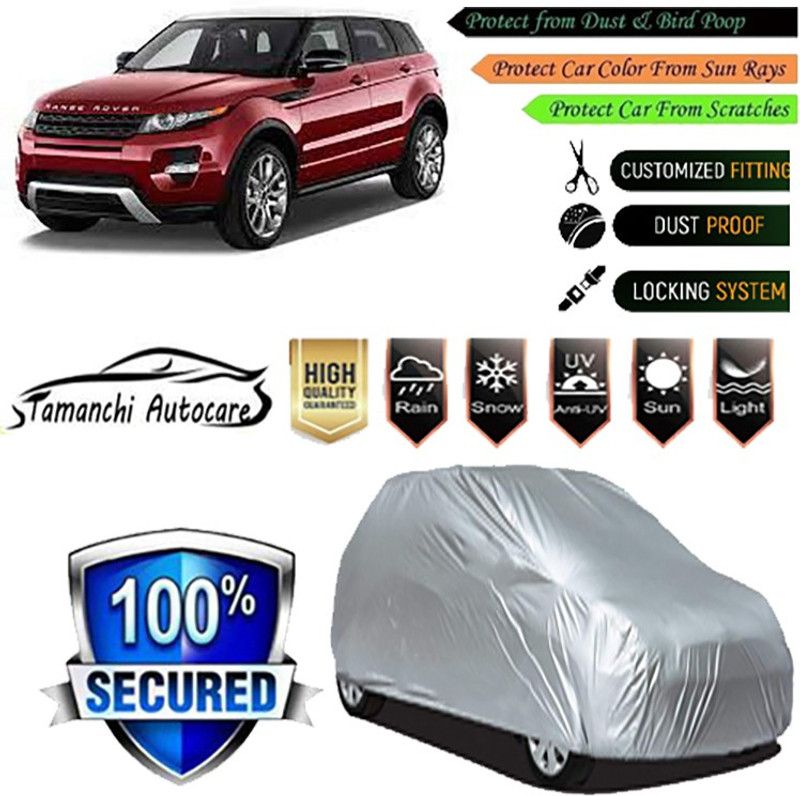Tamanchi Autocare Car Cover For Land Rover Evoque  (Silver)