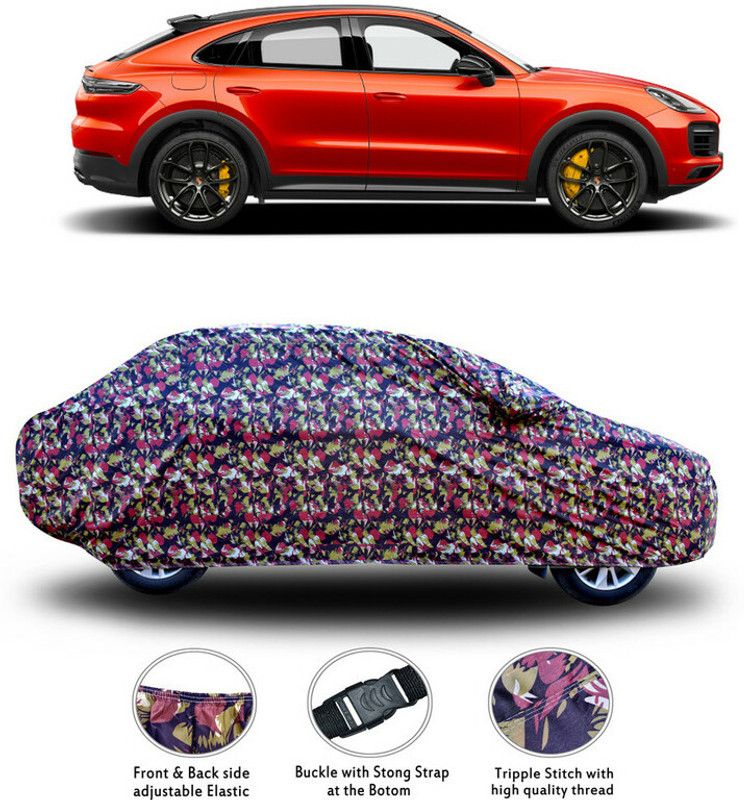 AutoTiger Car Cover For Porsche Cayenne Coupe (With Mirror Pockets)  (Multicolor)