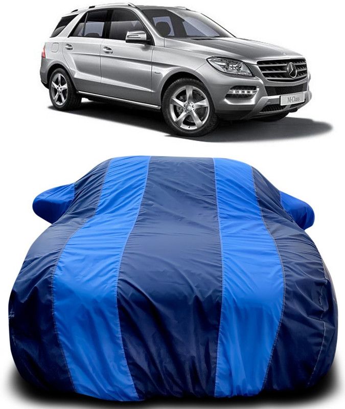 Genipap Car Cover For Mercedes Benz M-Class (With Mirror Pockets)  (Blue, Blue)