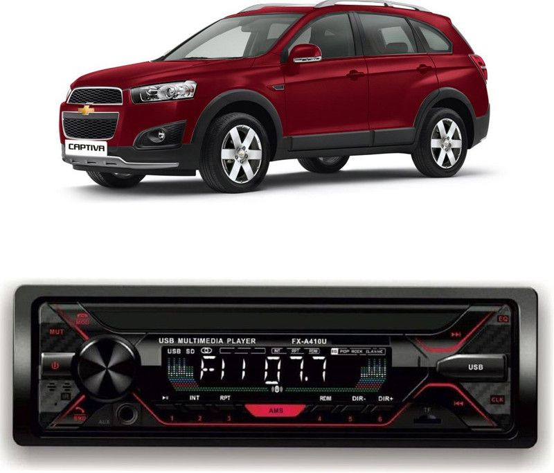 Purpleheart Car Stereo FX- A100U Car Stereo with Bluetooth, USB, SD Card , Aux P-83 Car Stereo  (Single Din)