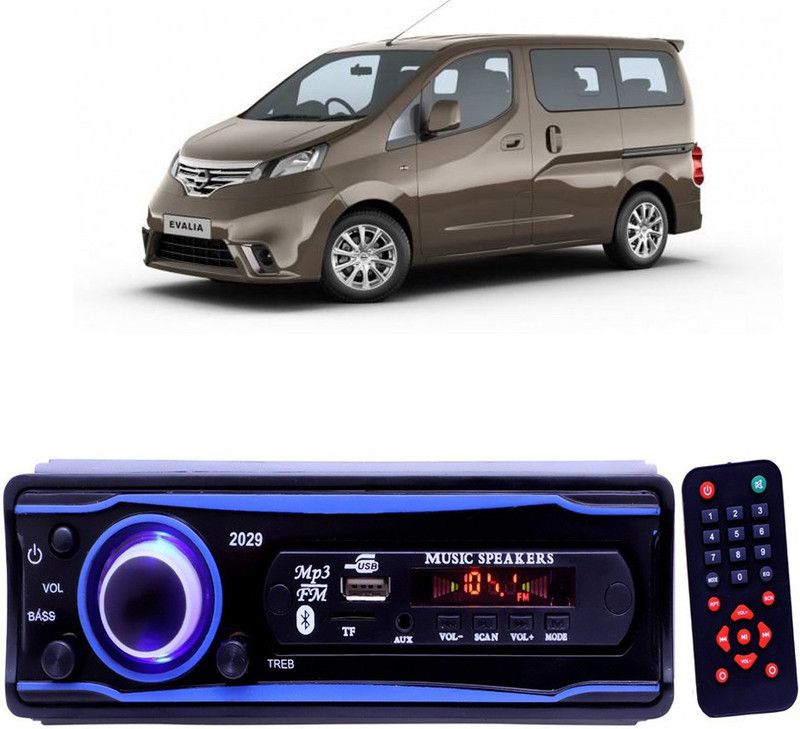 Bluedrum Blue 2029 USB/AUX/SD/BLUETOOTH/FM/MP3 BOOM MASTER STANDARD- B 434 Car Stereo  (Single Din)
