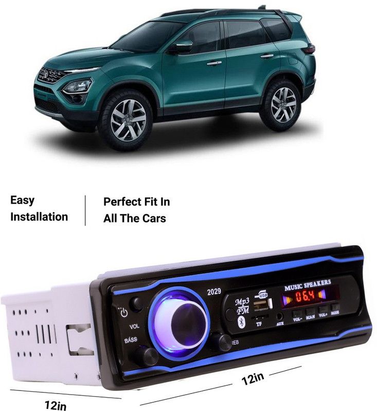 EverLand Blue Stereo-999 BLUETOOTH/USB/SD/AUX/FM/MP3 (BLUE & Black)-0-511 Car Stereo  (Single Din)