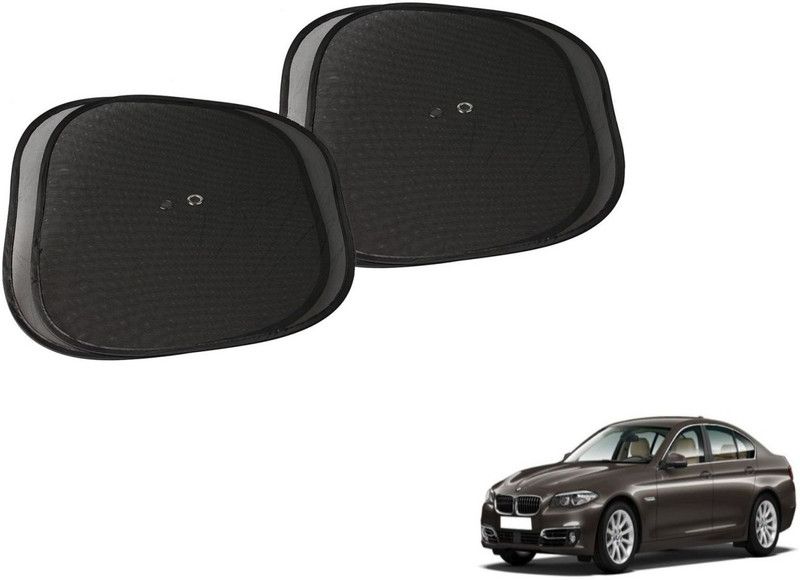 AUTYLE Side Window, Rear Window Sun Shade For BMW 5 Series  (Black)