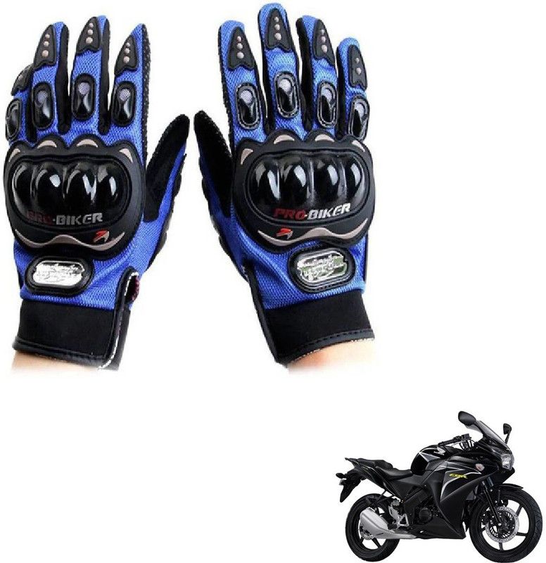 KOZDIKO Pro Biker Gloves Blue For Honda CBR 150R Riding Gloves  (Blue)