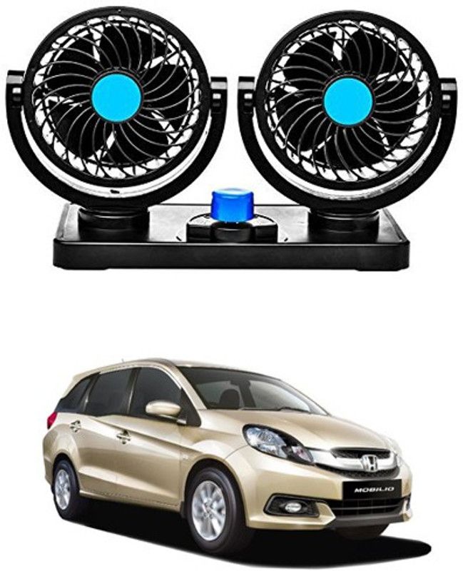 RKPSP 360 Degree Car Fan - 12V,Dual Head Fans,Car dashboard fan For Mobilio Car Interior Fan  (12 V)
