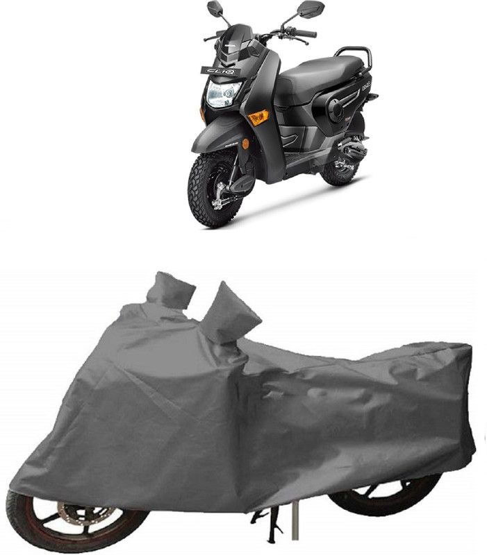 ABORDABLE Two Wheeler Cover for Honda  (CLIQ, Grey)