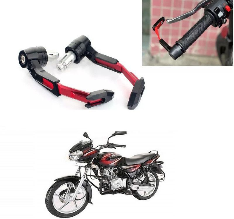 Atoray Protector Protective Hand Guard Handlebar For Bajaj Discover 100 DTS-i Handle Bar  (Red)
