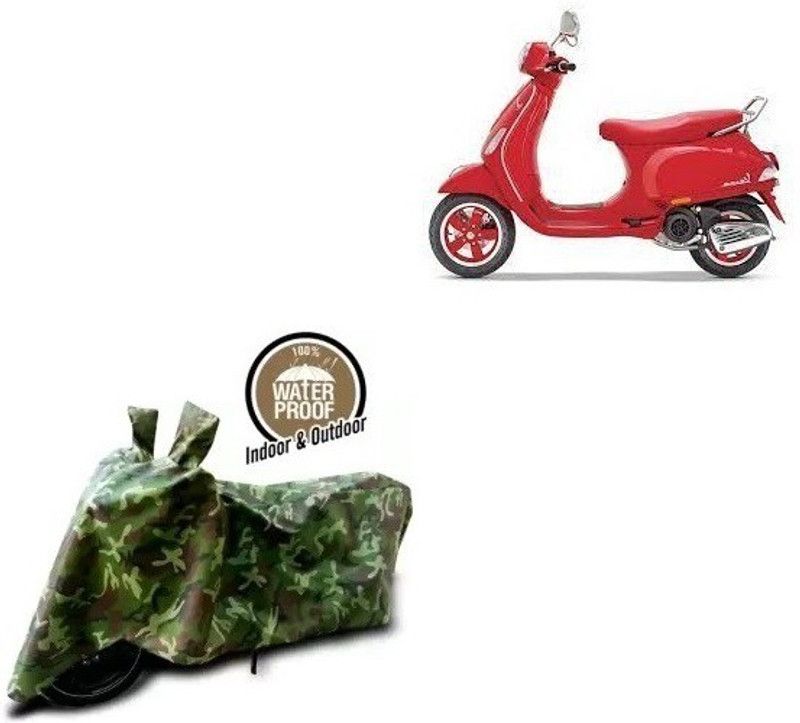 LIFELEX Waterproof Two Wheeler Cover for Vespa  (RED 125, Multicolor)