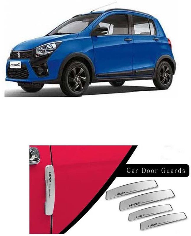 Etradezone Plastic Car Door Guard  (Silver, Pack of 4, Maruti, Celerio)