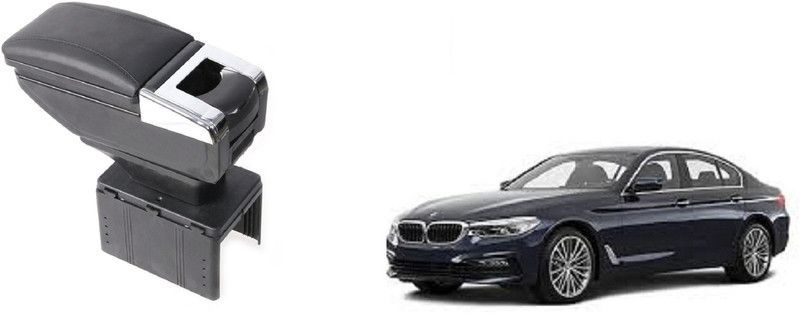 Auto Oprema Centre Car Armrest Black Color Aar-9 Car Armrest  (BMW, 5 Series)