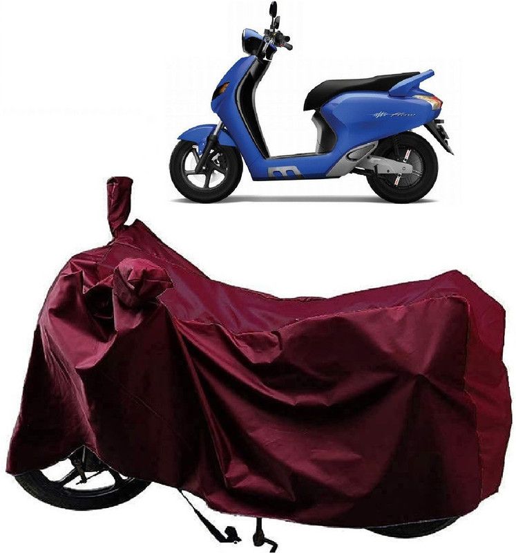 Autoprime Two Wheeler Cover for 22Motors  (Flow, Maroon)