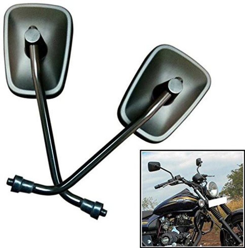 greygator AVG BLK Gp-1 Rearview Radar Mirror  (Steel, Black)