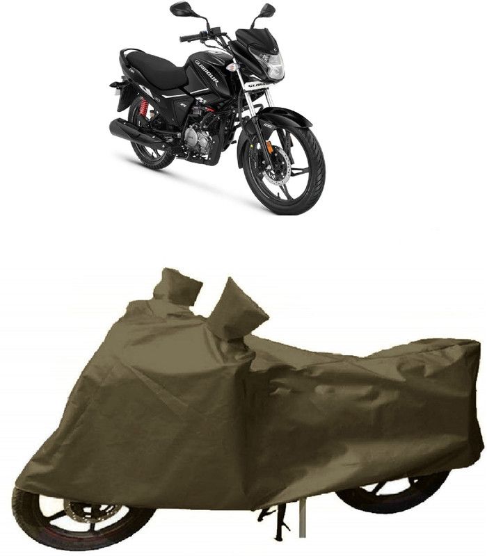 SHIVRAT Two Wheeler Cover for Hero  (Glamour, Green)