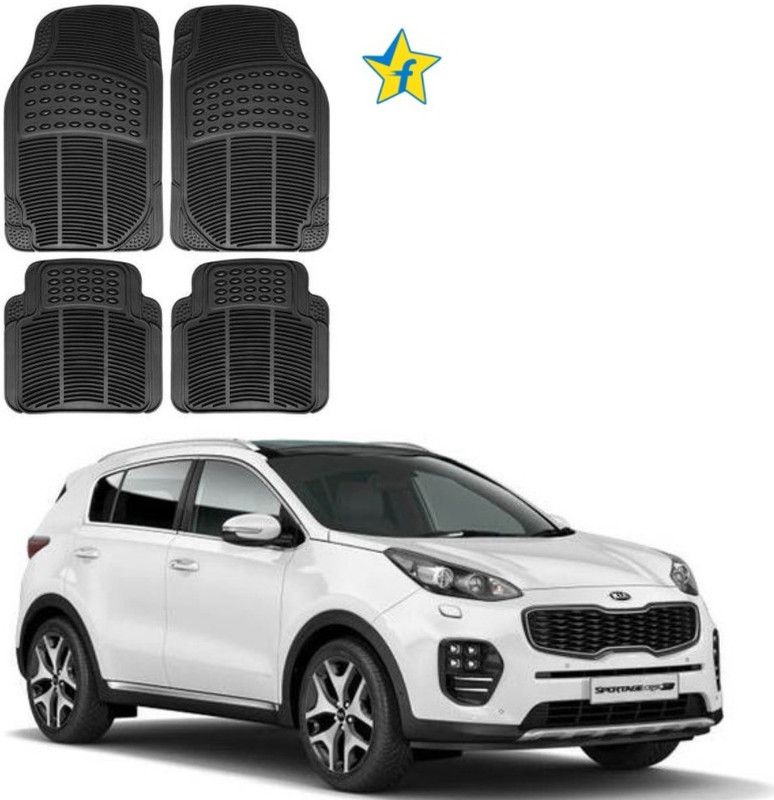 Flipkart SmartBuy Rubber Standard Mat For Kia Sportage  (Black)