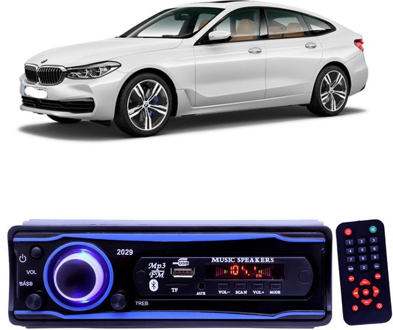 YUNEIK Blue Stereo-999 BLUETOOTH/USB/SD/AUX/FM/MP3 (BLUE & Black)Y-047 Car Stereo  (Single Din)
