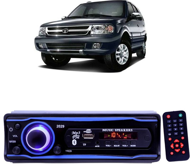 EverLand Blue 2029 USB/AUX/SD/BLUETOOTH/FM/MP3 BOOM MASTER STANDARD- E 541 Car Stereo  (Single Din)