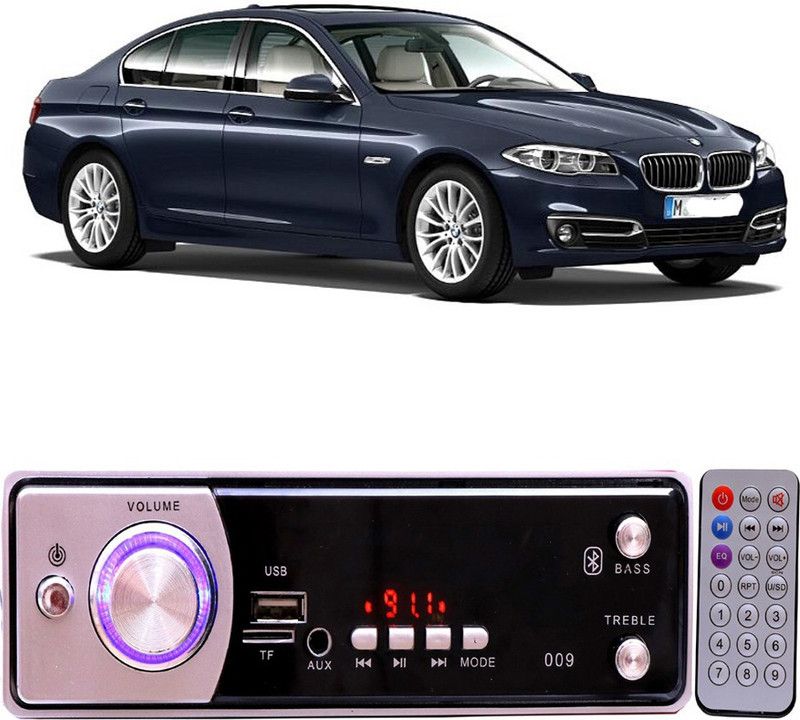 Bluedrum Silver009 BLUETOOTH/USB/SD/AUX/FM/MP3 Car Stereo ( Single Din) B-53 Car Stereo  (Single Din)