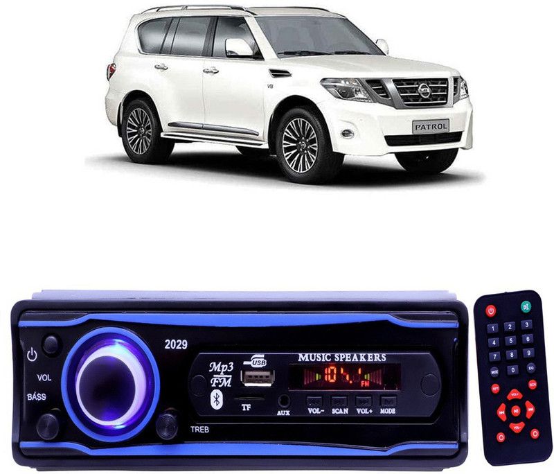 Purpleheart Blue 2029 USB/AUX/SD/BLUETOOTH/FM/MP3 BOOM MASTER STANDARD- P447 Car Stereo  (Single Din)