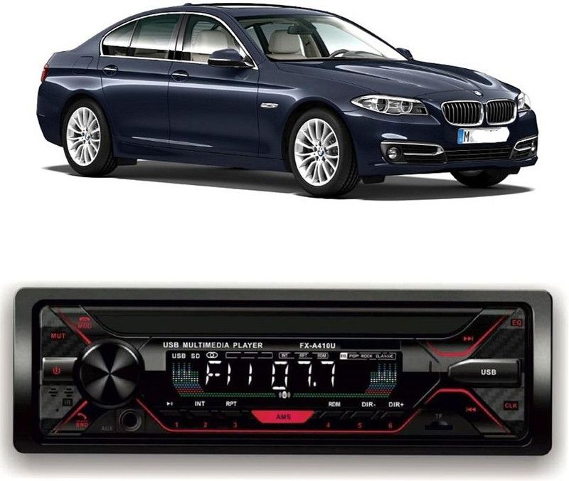 Purpleheart Car Stereo FX- A100U Car Stereo with Bluetooth, USB, SD Card , Aux P-53 Car Stereo  (Single Din)