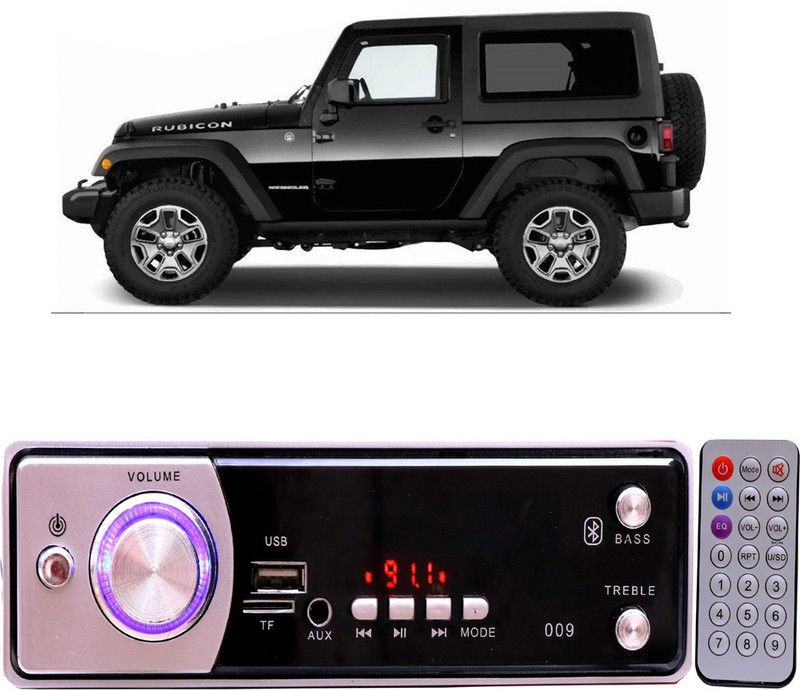 Genipap Silver009 BLUETOOTH/USB/SD/AUX/FM/MP3 Car Stereo ( Single Din) -278 Car Stereo  (Single Din)