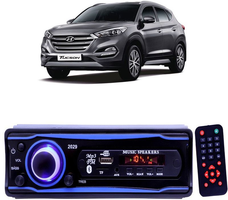 Dvis Blue 2029 USB/AUX/SD/BLUETOOTH/FM/MP3 BOOM MASTER STANDARD D-537 Car Stereo  (Single Din)