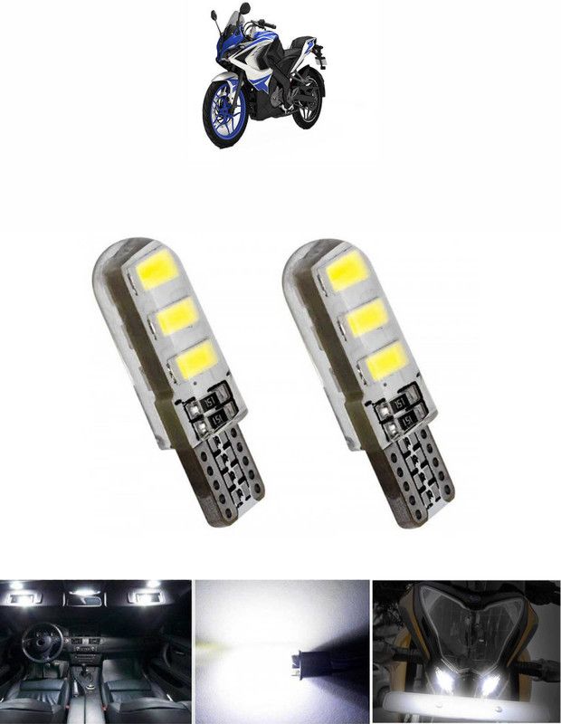 Vagary HIGH QUALITY SILICON FINISH WATERPROOF PARKING/REVERSING/BACK UP LIGHT-015 Back Up Lamp Motorbike LED for Bajaj (12 V, 8 W)  (Pulsar RS 200, Pack of 2)