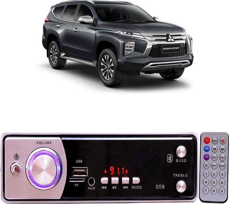 JBRIDERZ Silver009 BLUETOOTH/USB/SD/AUX/FM/MP3 Car Stereo ( Single Din) E-431 Car Stereo  (Single Din)
