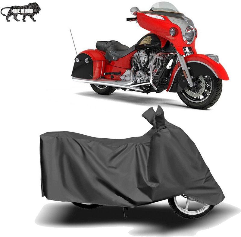 Matchup Two Wheeler Cover for Indian  (Chieftain, Grey)