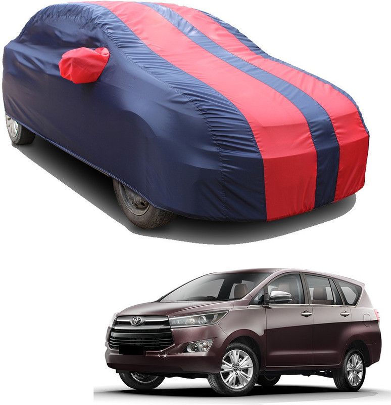 SS FOR YOUR SMART NEEDS Car Cover For Toyota Innova Crysta 2.4 G MT (With Mirror Pockets)  (Red, Blue)