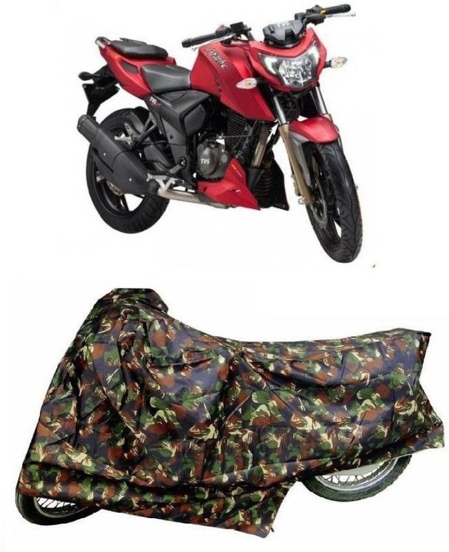 TGP GROUP Waterproof Two Wheeler Cover for TVS  (Apache, Multicolor)